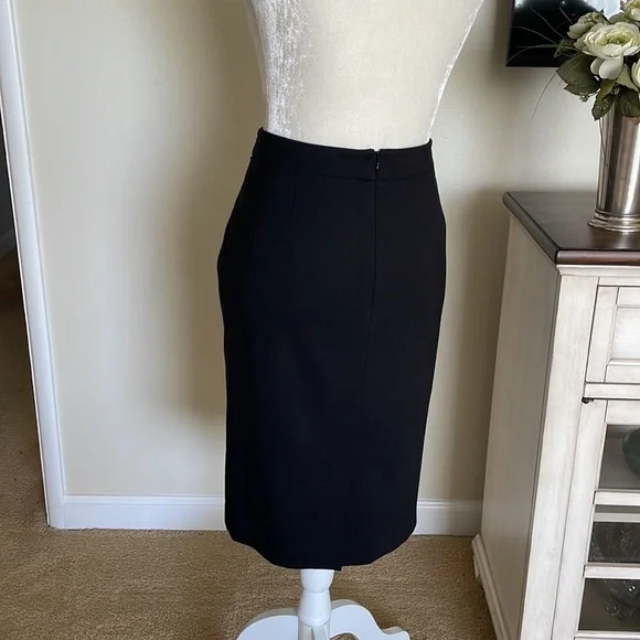 DKNY Black Midi Skirt. - Picture 3 of 13